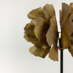 BLOSSOM ΦΩΤΙΣΤΙΚΟ ΕΠΙΔΑΠΕΔΙΟ 49x49x149cm ΜΕΤΑΛΛΟ BROWN GOLD ΜΑΥΡΟ 033309 - Image 4