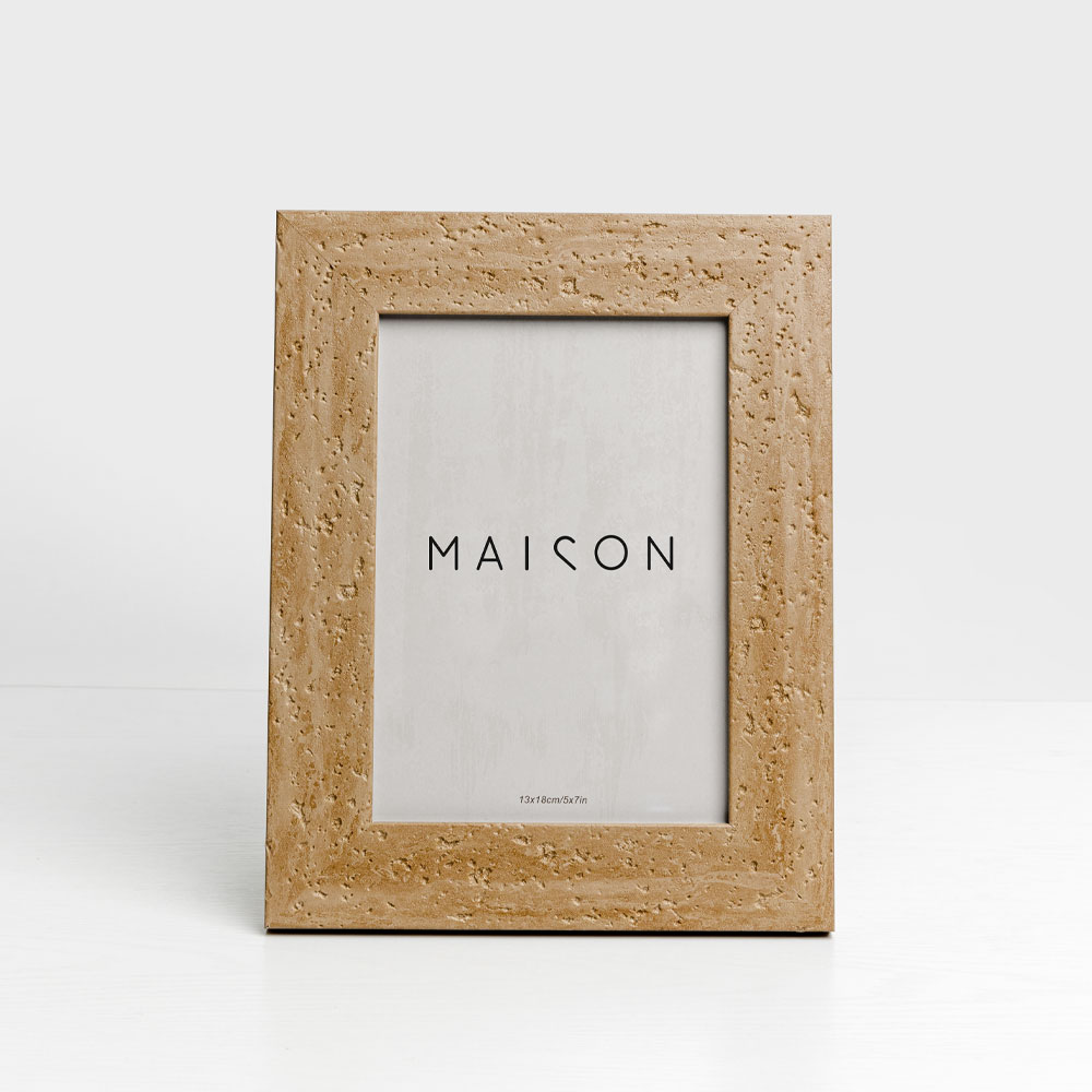 033329-ozimi-first-_1 LITHOS ΚΟΡΝΙΖΑ 18.6x1.5x23.7cm POLYRESIN BEIGE ΣΚΟΥΡΟ ΓΥΑΛΙ 033329 - Image 1