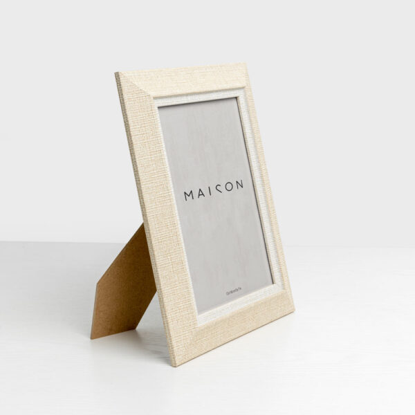 ARTISTIC ΚΟΡΝΙΖΑ 18.2x1.5x23.3cm POLYRESIN BEIGE ΛΕΥΚΟ ΓΥΑΛΙ 033333 - Image 2