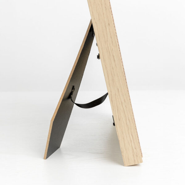 LINO ΚΟΡΝΙΖΑ 20.6x2x25.6cm MDF BEIGE ΣΚΟΥΡΟ ΦΥΣΙΚΟ ΓΥΑΛΙ 033351 - Image 3