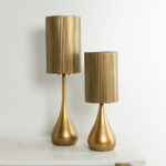 STALA ΦΩΤΙΣΤΙΚΟ ΕΠΙΤΡΑΠΕΖΙΟ 18x18x53.5cm ΜΕΤΑΛΛΟ BROWN GOLD 033358 - Image 5