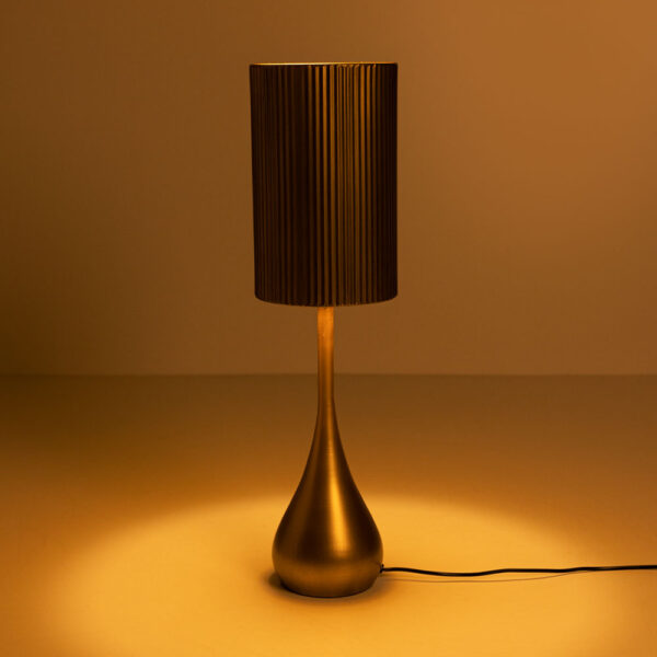 STALA ΦΩΤΙΣΤΙΚΟ ΕΠΙΤΡΑΠΕΖΙΟ 20x20x73.5cm ΜΕΤΑΛΛΟ BROWN GOLD 033359 - Image 2