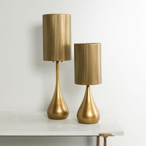 STALA ΦΩΤΙΣΤΙΚΟ ΕΠΙΤΡΑΠΕΖΙΟ 20x20x73.5cm ΜΕΤΑΛΛΟ BROWN GOLD 033359 - Image 5