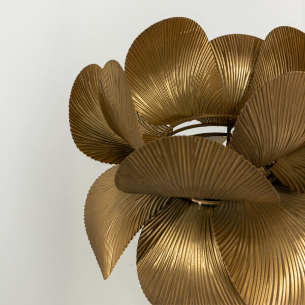 BLOSSOM ΦΩΤΙΣΤΙΚΟ ΕΠΙΤΡΑΠΕΖΙΟ 30x30x67cm ΜΕΤΑΛΛΟ BROWN GOLD 033361 - Image 5
