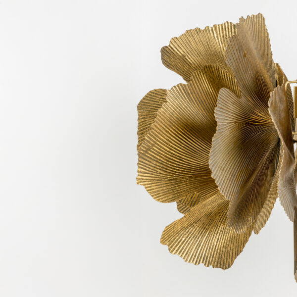 BLOSSOM ΦΩΤΙΣΤΙΚΟ ΚΡΕΜΑΣΤΟ 71x71x50cm ΜΕΤΑΛΛΟ BROWN GOLD 033364 - Image 4