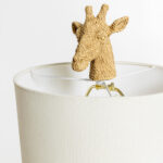 GIRAFFA ΦΩΤΙΣΤΙΚΟ ΕΠΙΤΡΑΠΕΖΙΟ 30x26x68cm POLYRESIN ΦΥΣΙΚΟ ΥΦΑΣΜΑ 034163 - Image 3