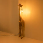 GIRAFE ΦΩΤΙΣΤΙΚΟ ΕΠΙΔΑΠΕΔΙΟ 42x35x196cm FIBERGLASS ΧΡΥΣΟ 034166 - Image 3