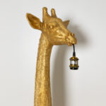 GIRAFE ΦΩΤΙΣΤΙΚΟ ΕΠΙΔΑΠΕΔΙΟ 42x35x196cm FIBERGLASS ΧΡΥΣΟ 034166 - Image 4