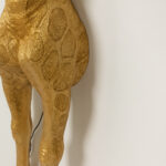 GIRAFE ΦΩΤΙΣΤΙΚΟ ΕΠΙΔΑΠΕΔΙΟ 42x35x196cm FIBERGLASS ΧΡΥΣΟ 034166 - Image 5
