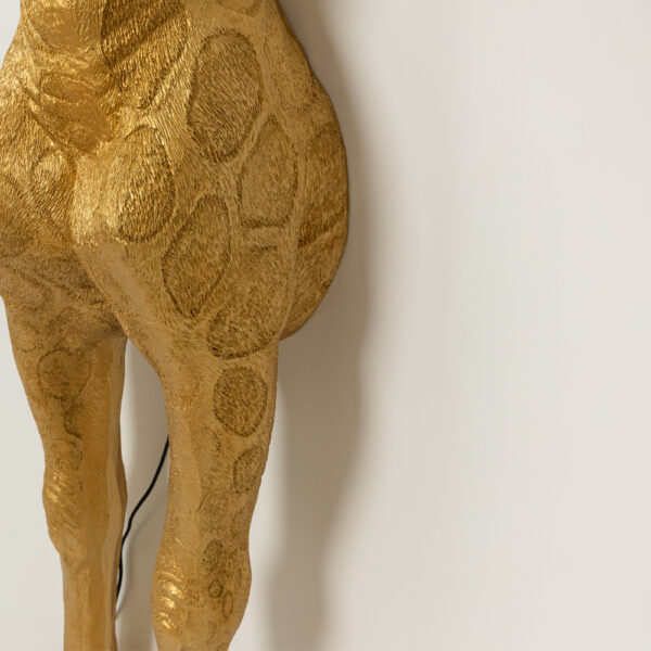 GIRAFE ΦΩΤΙΣΤΙΚΟ ΕΠΙΔΑΠΕΔΙΟ 42x35x196cm FIBERGLASS ΧΡΥΣΟ 034166 - Image 5