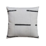 ISLE A ΔΙΑΚΟΣΜΗΤΙΚΟ ΜΑΞΙΛΑΡΙ 50x50cm ΥΦΑΣΜΑ ΛΕΥΚΟ ΜΑΥΡΟ 034194