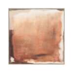 WARM ROOT ΠΙΝΑΚΑΣ ΔΙΑΚΟΣΜΗΤΙΚΟΣ ΜΕ ΚΟΡΝΙΖΑ 100x100x4cm ΚΑΜΒΑΣ TERRACOTTA ΜΠΕΖ ΚΑΦΕ ΞΥΛΟ ΦΥΣΙΚΟ 034237