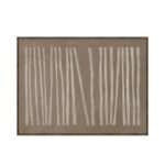 RAYA A ΠΙΝΑΚΑΣ ΔΙΑΚΟΣΜΗΤΙΚΟΣ ΜΕ ΚΟΡΝΙΖΑ 90x120x4cm ΚΑΜΒΑΣ ΚΑΦΕ ΜΠΕΖ ΞΥΛΟ ΦΥΣΙΚΟ 034239