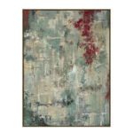 ASTRATTO ΠΙΝΑΚΑΣ ΔΙΑΚΟΣΜΗΤΙΚΟΣ ΜΕ ΚΟΡΝΙΖΑ 90x120x4cm ΚΑΜΒΑΣ ΠΟΛΥΧΡΩΜΟ ΞΥΛΟ ΦΥΣΙΚΟ 034244