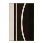 SOLAIRE A ΠΙΝΑΚΑΣ ΔΙΑΚΟΣΜΗΤΙΚΟΣ ΜΕ ΚΟΡΝΙΖΑ 80x120x4cm ΚΑΜΒΑΣ ΚΑΦΕ ΣΚΟΥΡΟ ΜΠΕΖ ΞΥΛΟ ΦΥΣΙΚΟ 034248