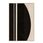 SOLAIRE B ΠΙΝΑΚΑΣ ΔΙΑΚΟΣΜΗΤΙΚΟΣ ΜΕ ΚΟΡΝΙΖΑ 80x120x4cm ΚΑΜΒΑΣ ΚΑΦΕ ΣΚΟΥΡΟ ΜΠΕΖ ΞΥΛΟ ΦΥΣΙΚΟ 034249