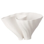 DINY ΒΑΖΟ 24x24x17cm ΚΕΡΑΜΙΚΟ ΑΣΠΡΟ 034431