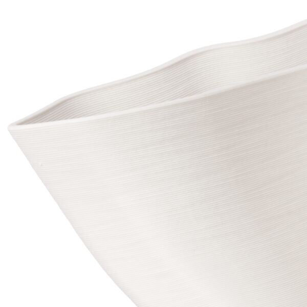 DINY ΒΑΖΟ 24x24x17cm ΚΕΡΑΜΙΚΟ ΑΣΠΡΟ 034431 - Image 2