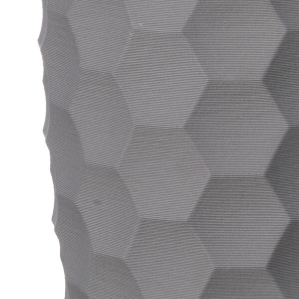 FLOW ΒΑΖΟ 19x19x41cm ΚΕΡΑΜΙΚΟ ΓΚΡΙ ΣΚΟΥΡΟ 034432 - Image 2