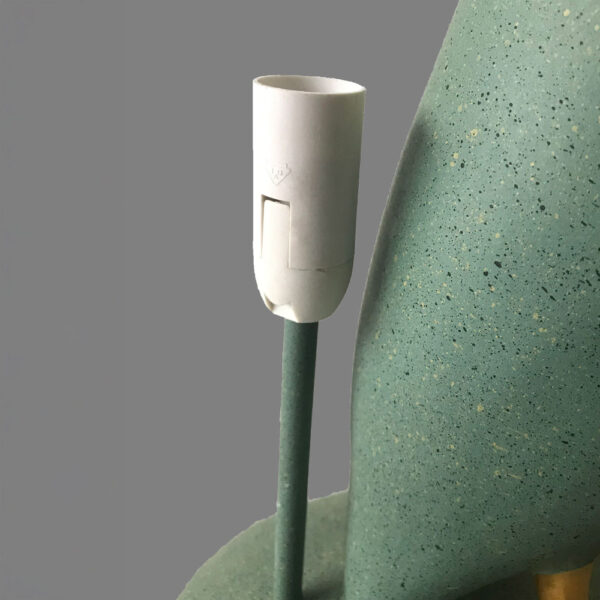 QUACK A ΦΩΤΙΣΤΙΚΟ ΕΠΙΤΡΑΠΕΖΙΟ 37x23x57.5cm POLYRESIN ΜΕΝΤΑ ΧΡΥΣΟ ΥΦΑΣΜΑ ΠΡΑΣΙΝΟ ΣΚΟΥΡΟ 034445 - Image 4