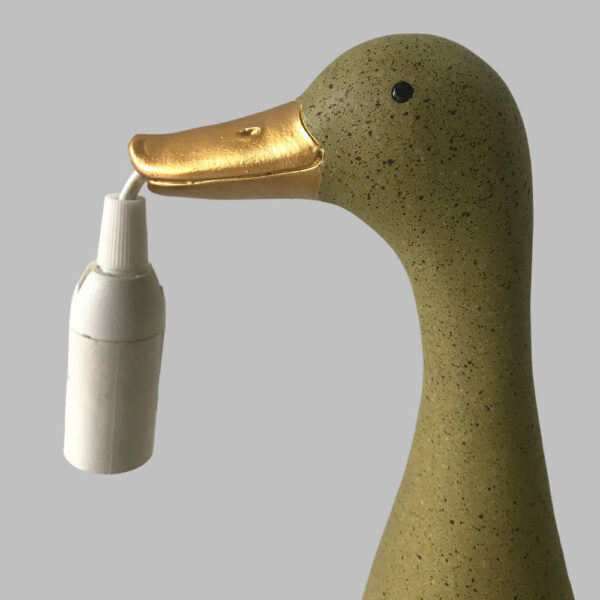 QUACK I ΦΩΤΙΣΤΙΚΟ ΕΠΙΤΡΑΠΕΖΙΟ 16.7x15.7x43cm POLYRESIN ΛΑΔΙ ΧΡΥΣΟ 034447 - Image 3
