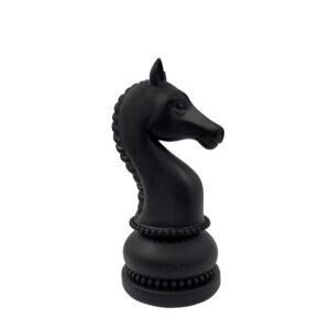 KNIGHTLINE ΔΙΑΚΟΣΜΗΤΙΚΟ ΠΙΟΝΙ 11x10.5x22cm POLYRESIN ΜΑΥΡΟ 034494