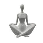 REGINA ΔΙΑΚΟΣΜΗΤΙΚΟ ΦΙΓΟΥΡΑ 24x10.5x29.5cm POLYRESIN ΑΣΠΡΟ 034498