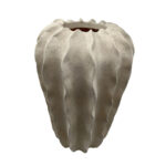 THORNY ΒΑΖΟ 24x24x37.5cm POLYRESIN ΜΠΕΖ 034500