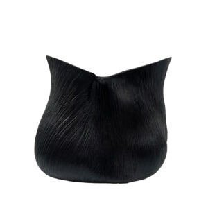FLORESTA ΒΑΖΟ 32x22x27.5cm POLYRESIN ΜΑΥΡΟ 034501