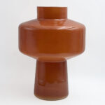 REGAL ΒΑΖΟ 20x20x28cm ΓΥΑΛΙ ΠΟΡΤΟΚΑΛΙ 034539