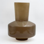 OPAC ΒΑΖΟ 20x20x25cm ΓΥΑΛΙ ΚΑΦΕ ΑΝΟΙΧΤΟ 034540