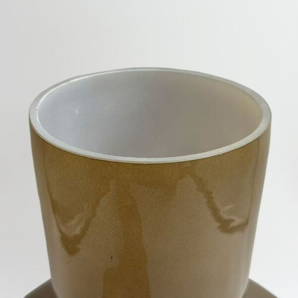 OPAC ΒΑΖΟ 20x20x25cm ΓΥΑΛΙ ΚΑΦΕ ΑΝΟΙΧΤΟ 034540 - Image 2