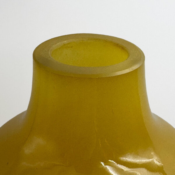 FINO ΒΑΖΟ 12x12x39.5cm ΓΥΑΛΙ CARAMEL 034545 - Image 2