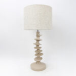 STRIO ΦΩΤΙΣΤΙΚΟ ΕΠΙΤΡΑΠΕΖΙΟ 28x28x61cm RESIN ΜΠΕΖ ΛΙΝΟ ΜΠΕΖ 034599