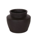 ARDINE ΒΑΖΟ 40x40x33cm MgO ΜΑΥΡΟ 034737