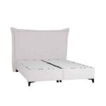LONGWAVE ΚΡΕΒΑΤΙ ΜΕ ΑΠΟΘΗΚ. ΧΩΡΟ (ΓΙΑ ΣΤΡΩΜΑ 160x200cm) OFF WHITE 06-900 214x180x140cm 09-1991 - Image 5