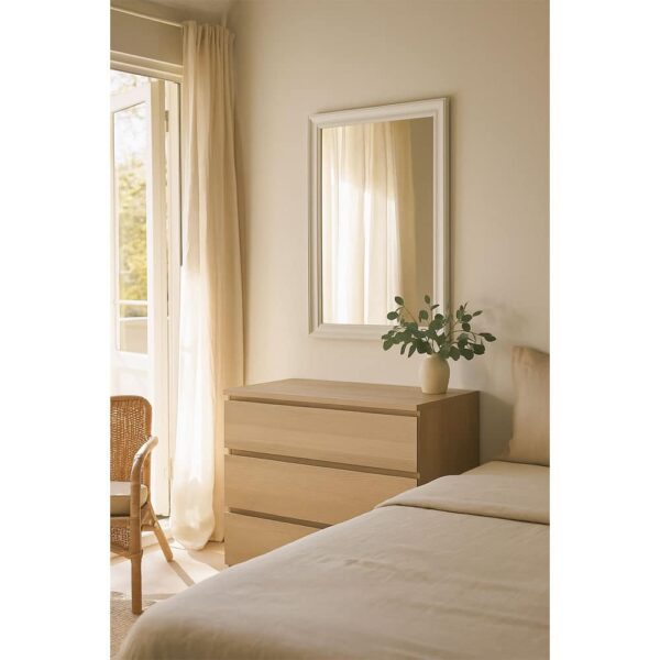 FRAME ΚΑΘΡΕΠΤΗΣ ΛΕΥΚΟ 60x3x80cm 11-0129 - Image 2