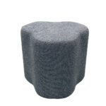 DAISY ΣΚΑΜΠΟ ΓΚΡΙ ΣΚΟΥΡΟ 48x48x42cm 16-0780 - Image 2