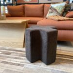 TRILIZA ΣΚΑΜΠΟ ΓΚΡΙ ΣΚΟΥΡΟ 43x43x42 16-0830 - Image 2