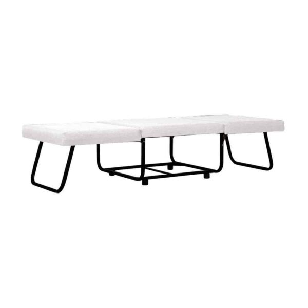 FOLD ΠΟΥΦ ΚΡΕΒΑΤΙ ΑΝΑΔΙΠΛΟΜΕΝΟ OFF WHITE 06-900 70x72x43 16-0891 - Image 2