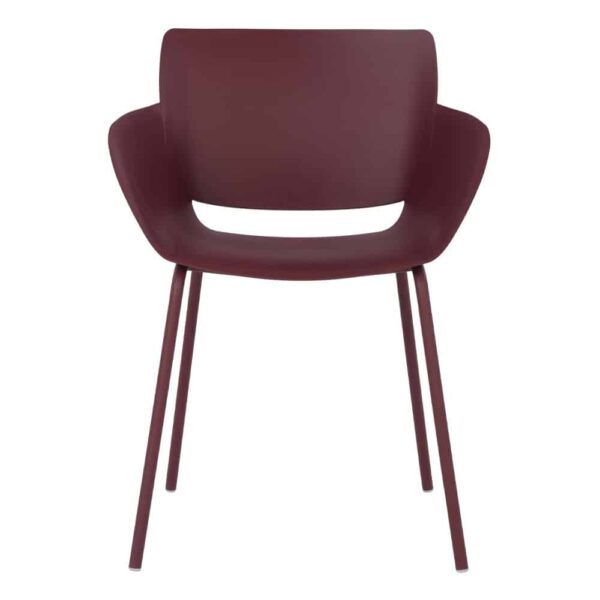 SEDIA ΚΑΡΕΚΛΑ MADDER BROWN 58x51x79.5cm 27-0212 - Image 2