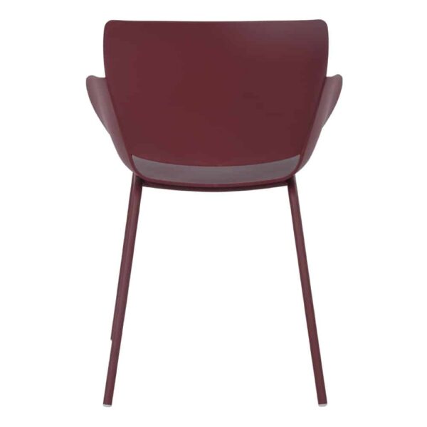 SEDIA ΚΑΡΕΚΛΑ MADDER BROWN 58x51x79.5cm 27-0212 - Image 4