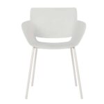 SEDIA ΚΑΡΕΚΛΑ OFF WHITE 58x51x79.5cm 27-0213 - Image 2