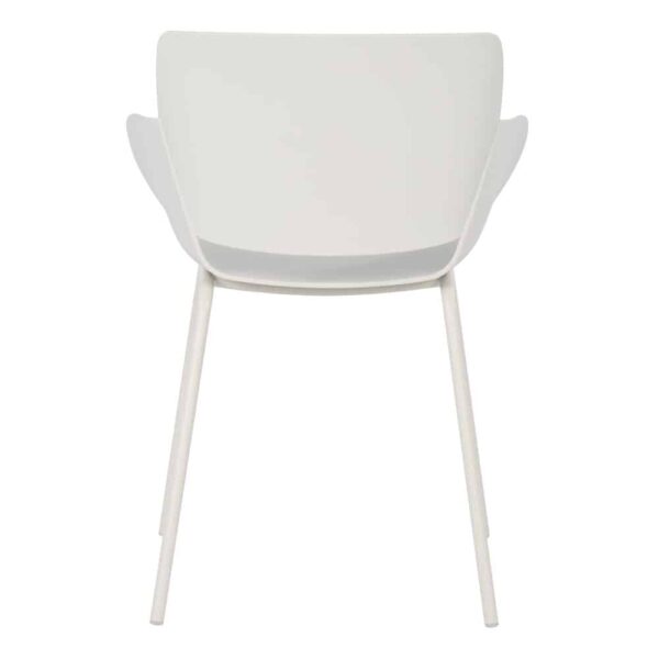 SEDIA ΚΑΡΕΚΛΑ OFF WHITE 58x51x79.5cm 27-0213 - Image 4