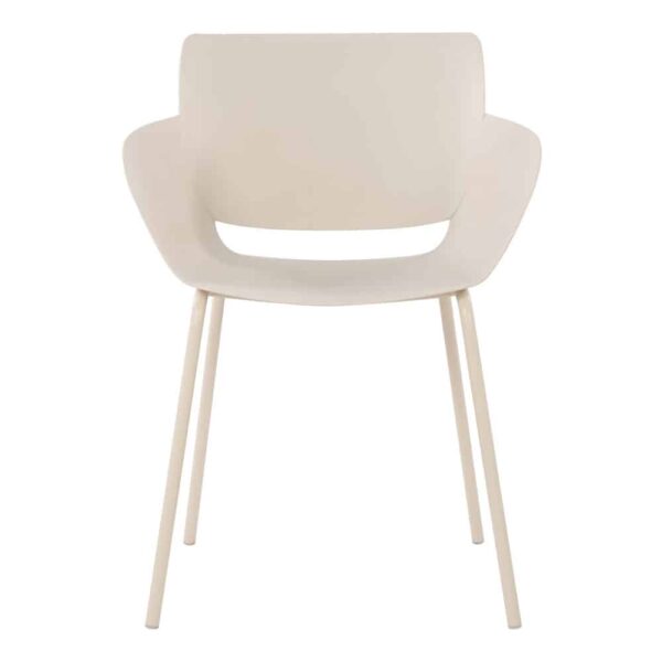 SEDIA ΚΑΡΕΚΛΑ BEIGE 58x51x79.5cm 27-0214 - Image 2