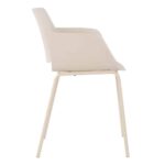 SEDIA ΚΑΡΕΚΛΑ BEIGE 58x51x79.5cm 27-0214 - Image 3