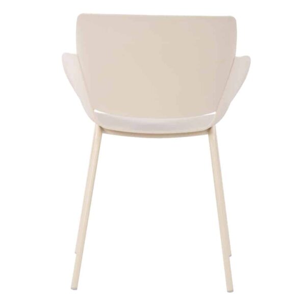 SEDIA ΚΑΡΕΚΛΑ BEIGE 58x51x79.5cm 27-0214 - Image 4