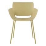 SEDIA ΚΑΡΕΚΛΑ ΚΙΤΡΙΝΟ PASTEL 58x51x79.5cm 27-0215 - Image 2