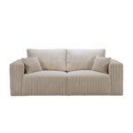 BULLET ΚΑΝΑΠΕΣ 3ΘΕΣΙΟΣ OFF WHITE AMBIENCE 02 232x101x92cm 71-0114 - Image 3