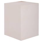 ΒΟΗΘΗΤΙΚΟ ΤΡΑΠΕΖΙ LEIA-ΣΚΑΜΠΟ HM18163.02 FIBER CEMENT ΛΕΥΚΟ-ΞΥΛΟ TEAK 32.5x32.5x46Υεκ. - Image 4